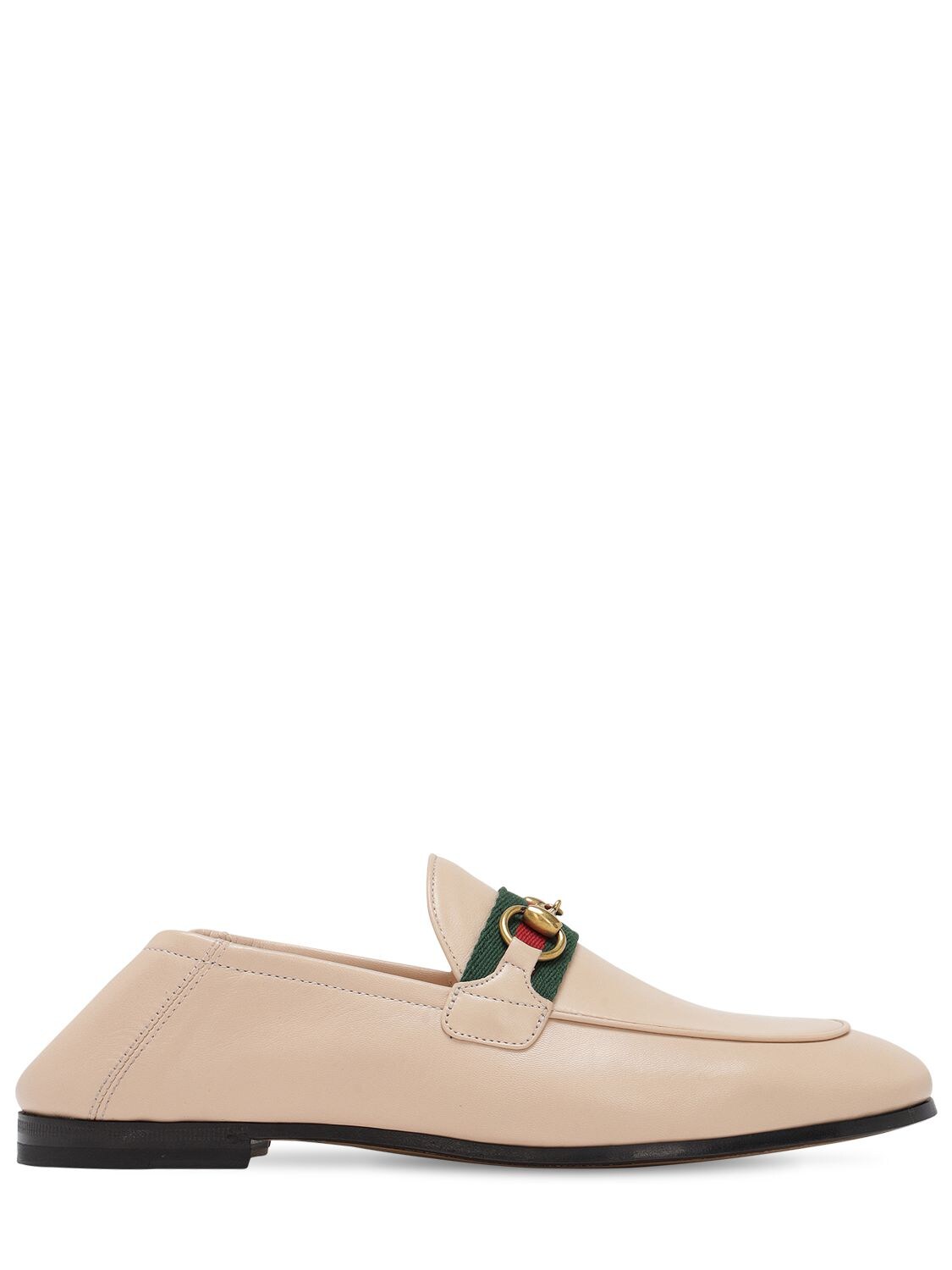 gucci nude loafers