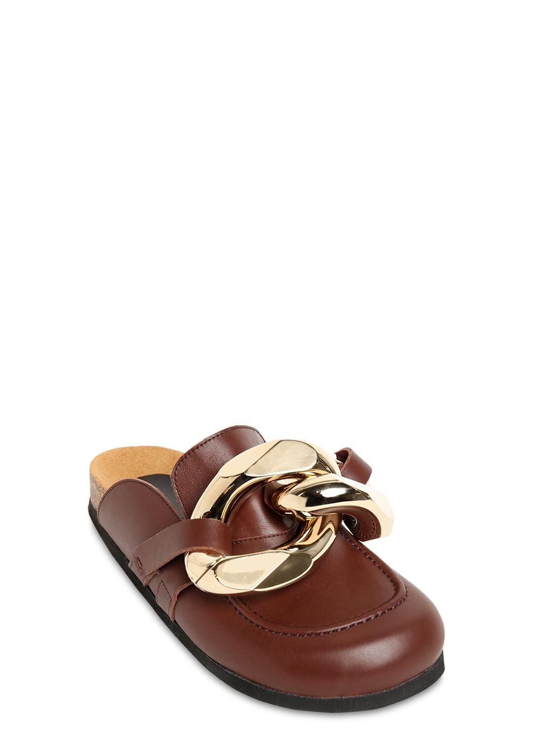 jw anderson embellished leather mules