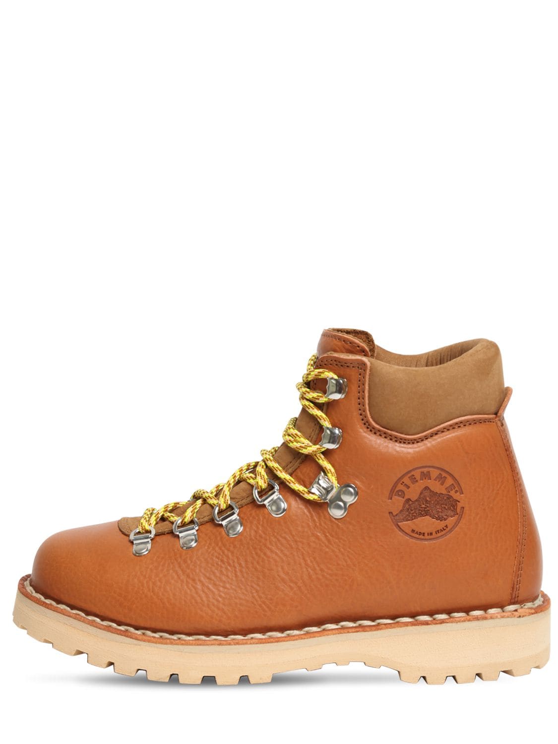 Diemme 20mm Leather Hiking Boots In Brown Leather | ModeSens
