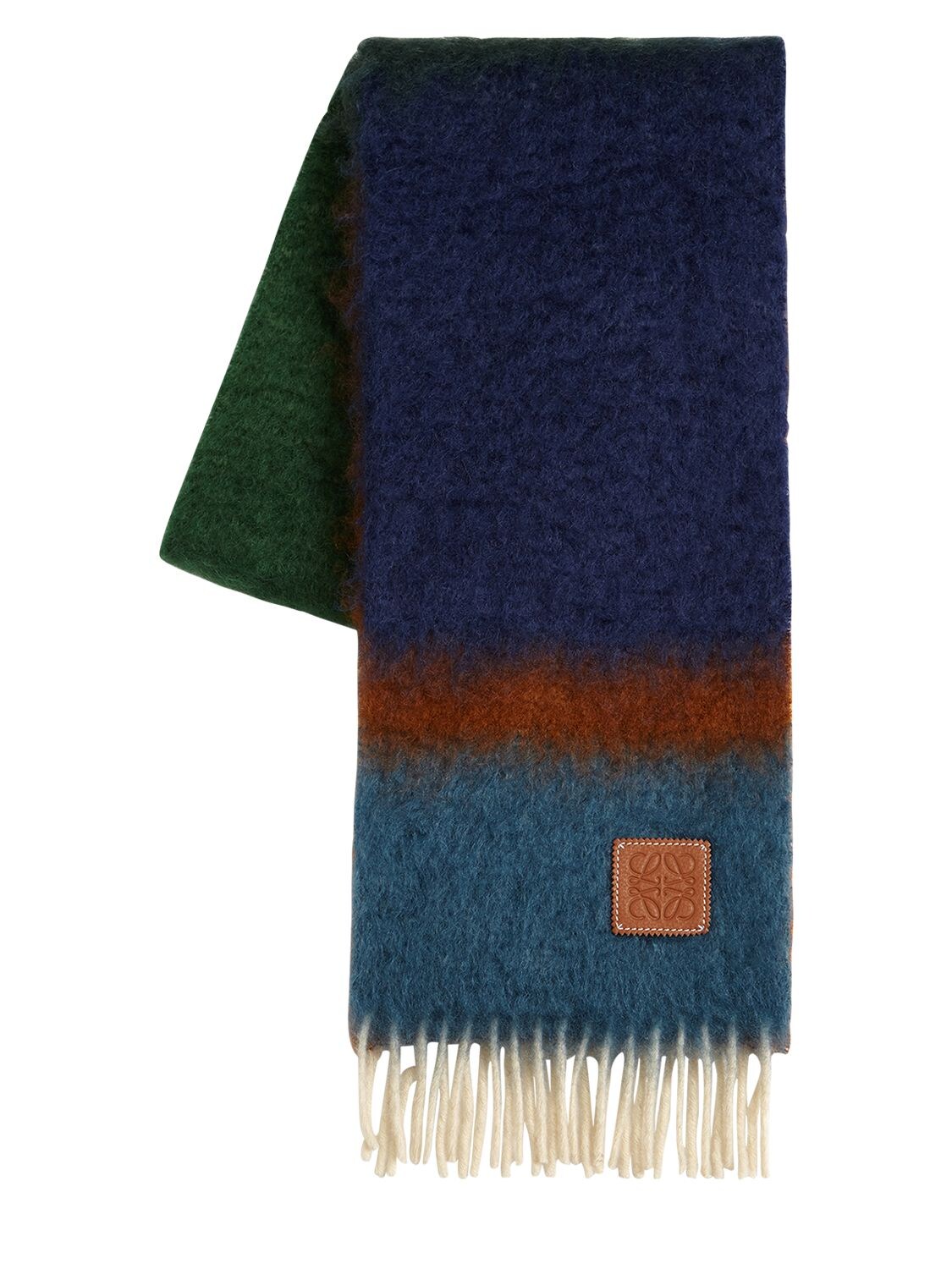 LOEWE 多色羊毛&马海毛围巾,72IIJE040-MJK5MW2