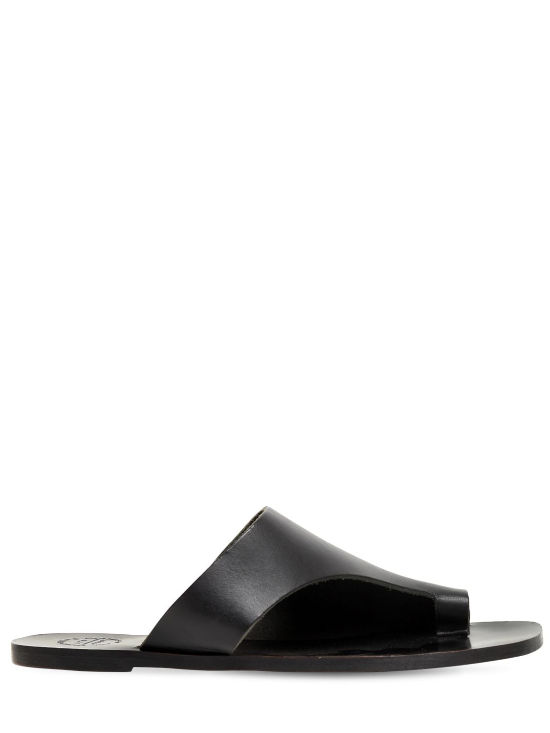 Atp Atelier Rosa Vacchetta Cut-out Sandals In Black | ModeSens