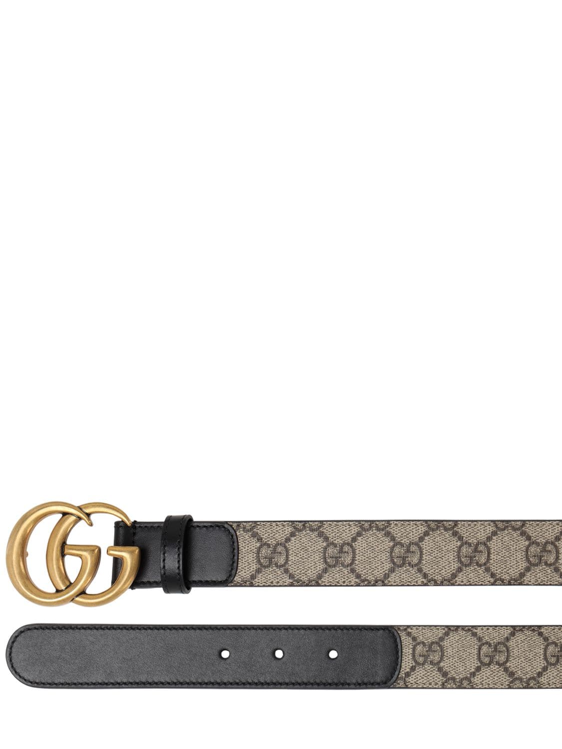 Gucci 3cm Gg Marmont Supreme Belt In | ModeSens