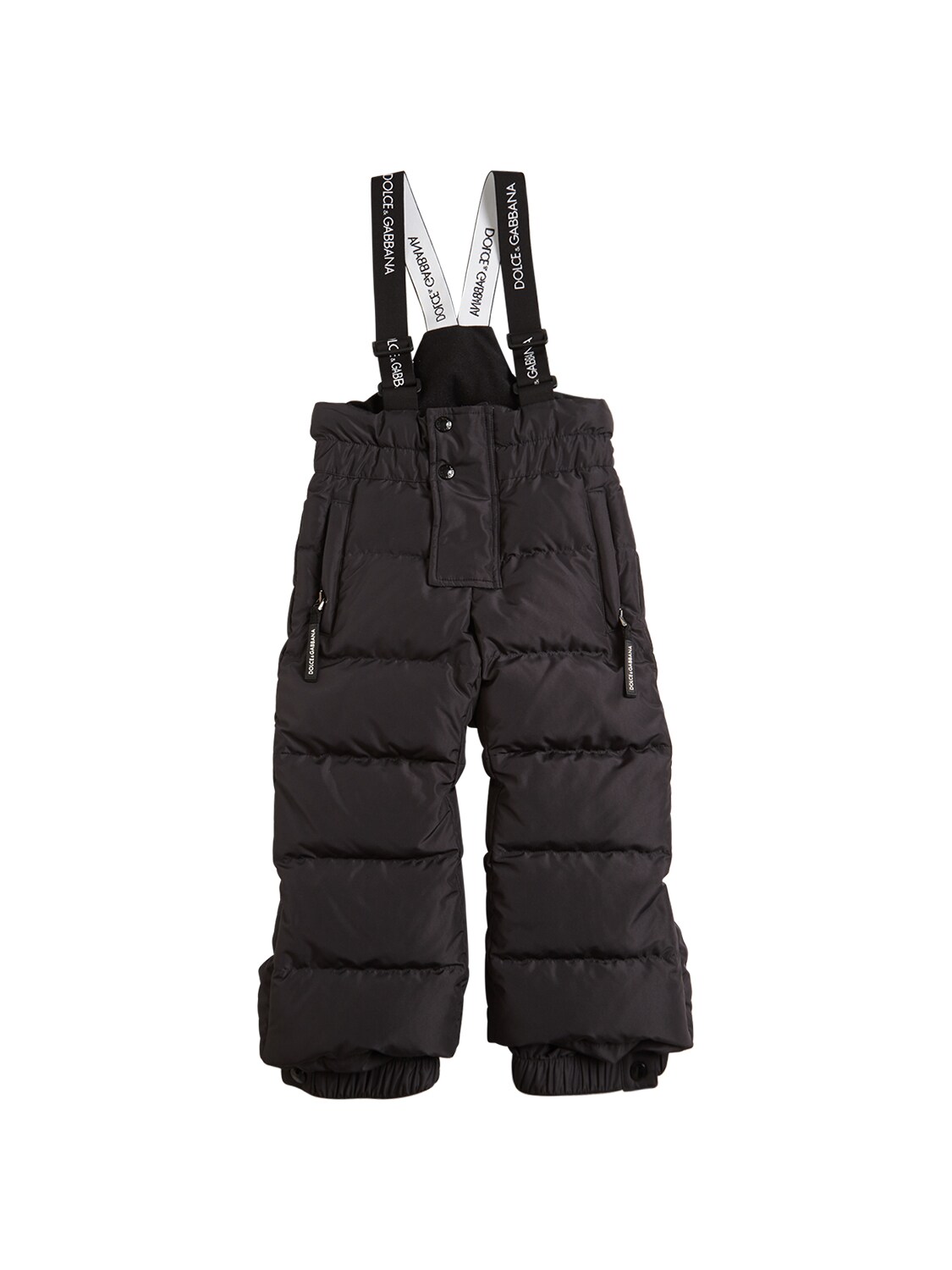 Dolce & Gabbana Kids' Nylon Ski Pants In Black