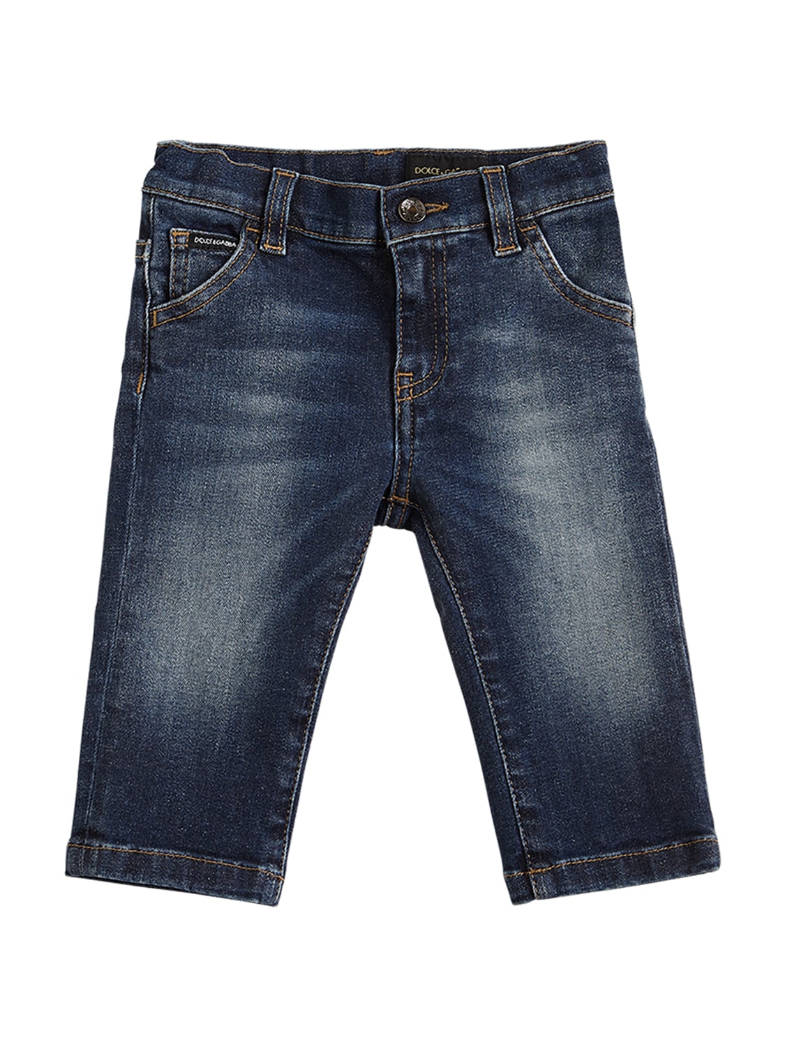 Dolce & Gabbana Kids' Stretch Cotton Denim Jeans