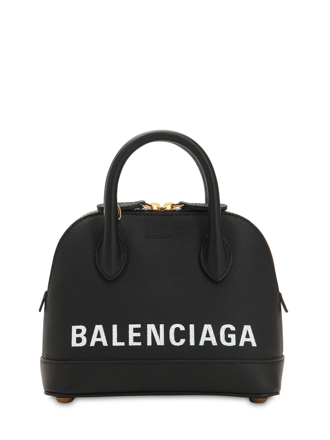 Balenciaga Ville Top Handle XXS Bag White Leather | 3D model