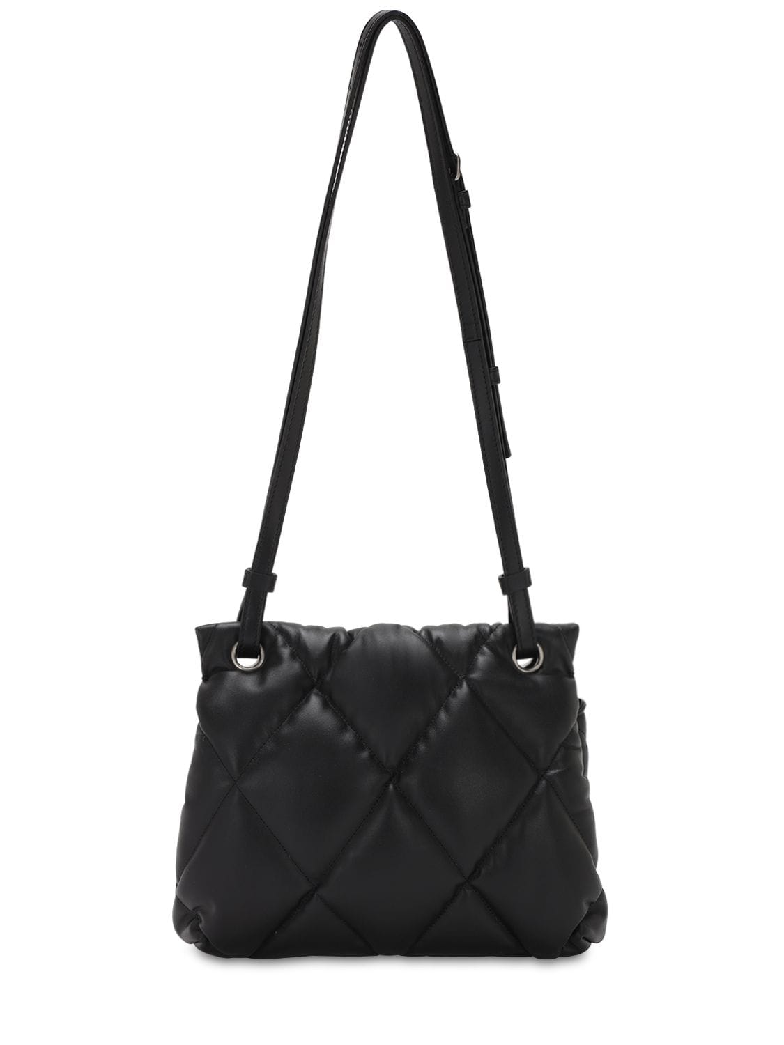 Balenciaga Touch Quilted Leather Shoulder Bag In Black | ModeSens