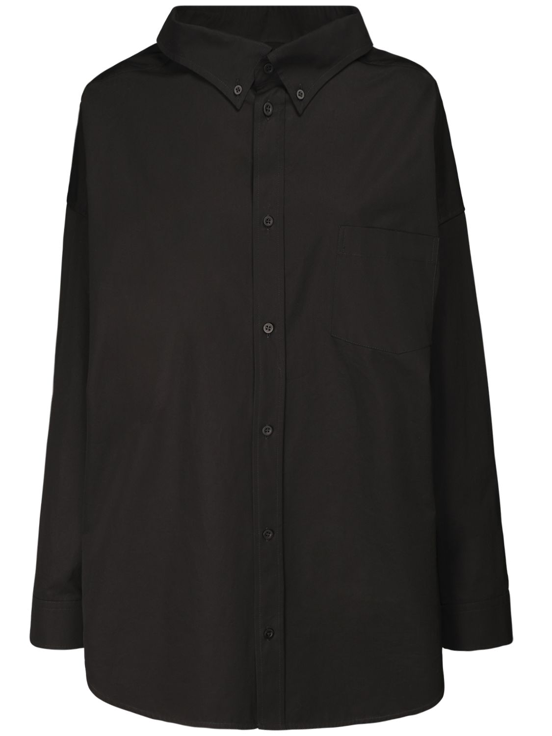 balenciaga poplin shirt