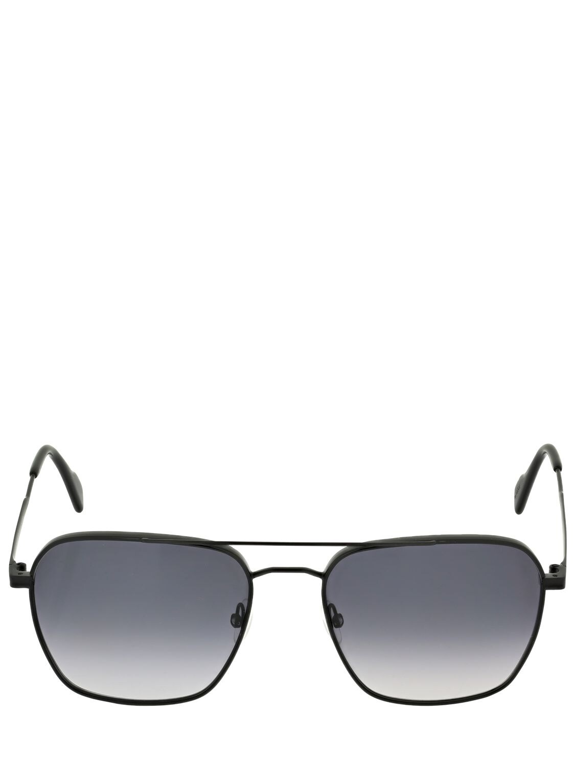 Andy Wolf Damian Squared Metal Sunglasses In Black,grey