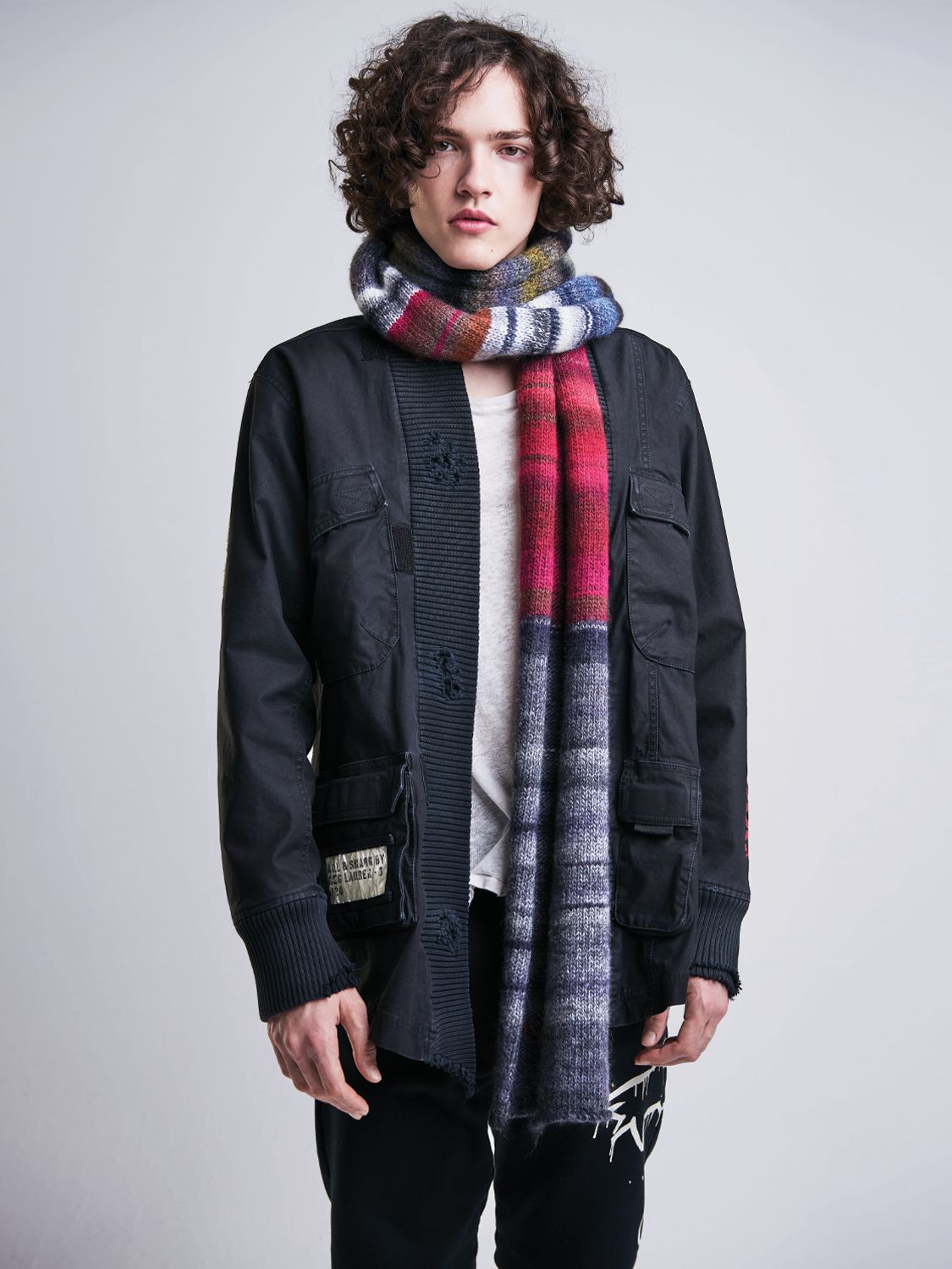 PAUL & SHARK X GREG LAUREN TACTICAL COTTON KIMONO JACKET