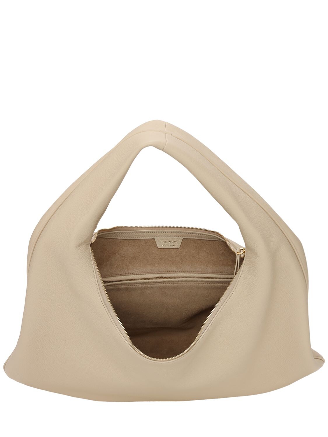 The Row Everyday Textured-leather Shoulder Bag In Camel