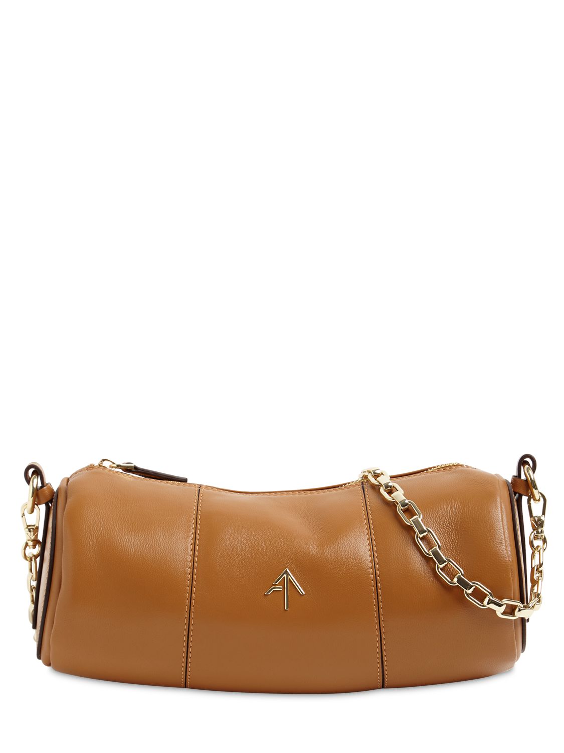 Schultertasche Aus Leder "cylinder"