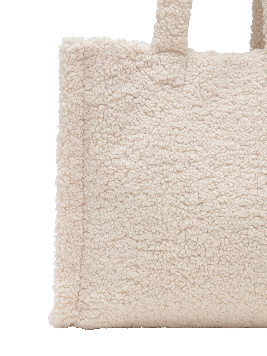 STAND STUDIO LOLA TEDDY FAUX FUR TOTE BAG