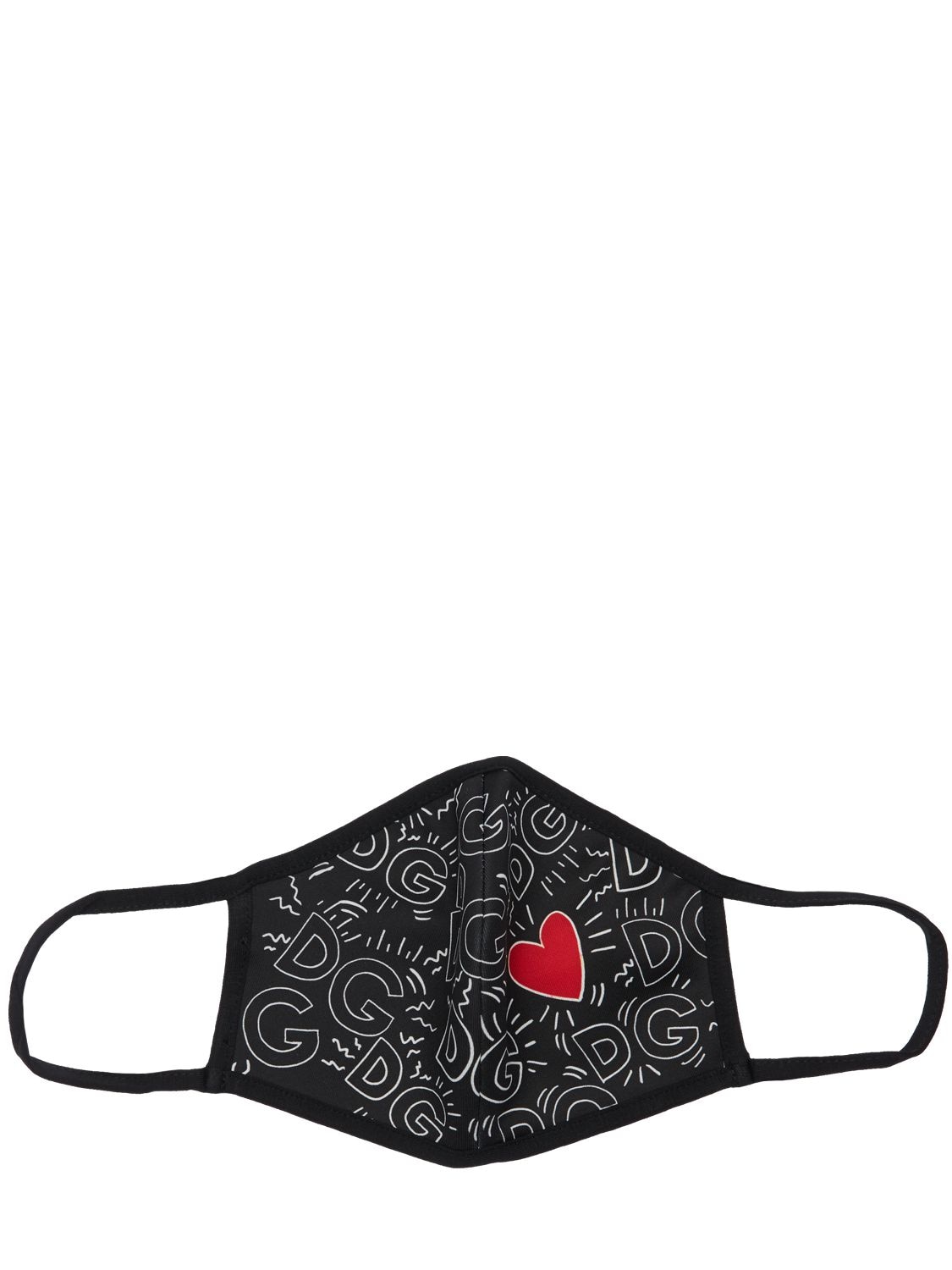 Dolce & Gabbana Printed Heart Mask