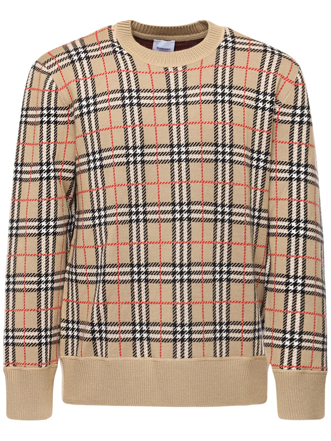 burberry merino wool sweater