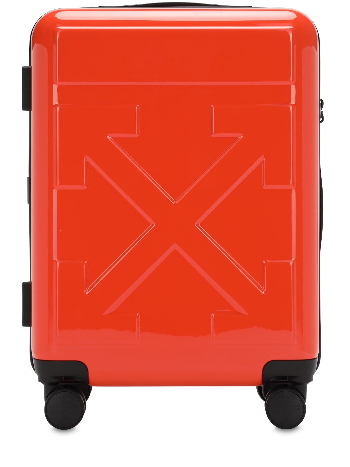Off-white Small Tech "for Travel" Arrow Trolley In Rot,orange
