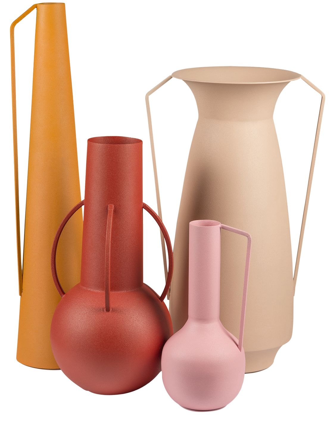 Set Of 4 Roman Sunset Vases