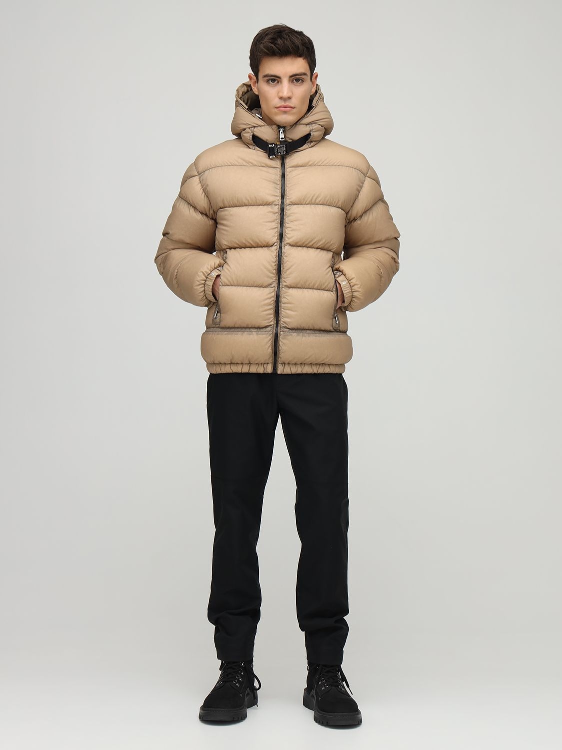 Moncler Genius X 6 1017 Alyx 9sm Almond Water Resistant Down Puffer ...