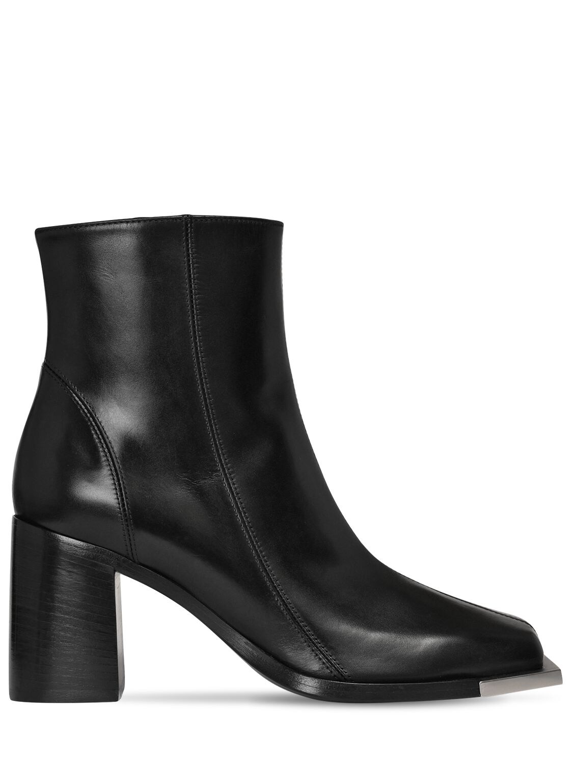 PETER DO 85MM LEATHER ANKLE BOOTS,72IKOX030-QKXBQ0S1
