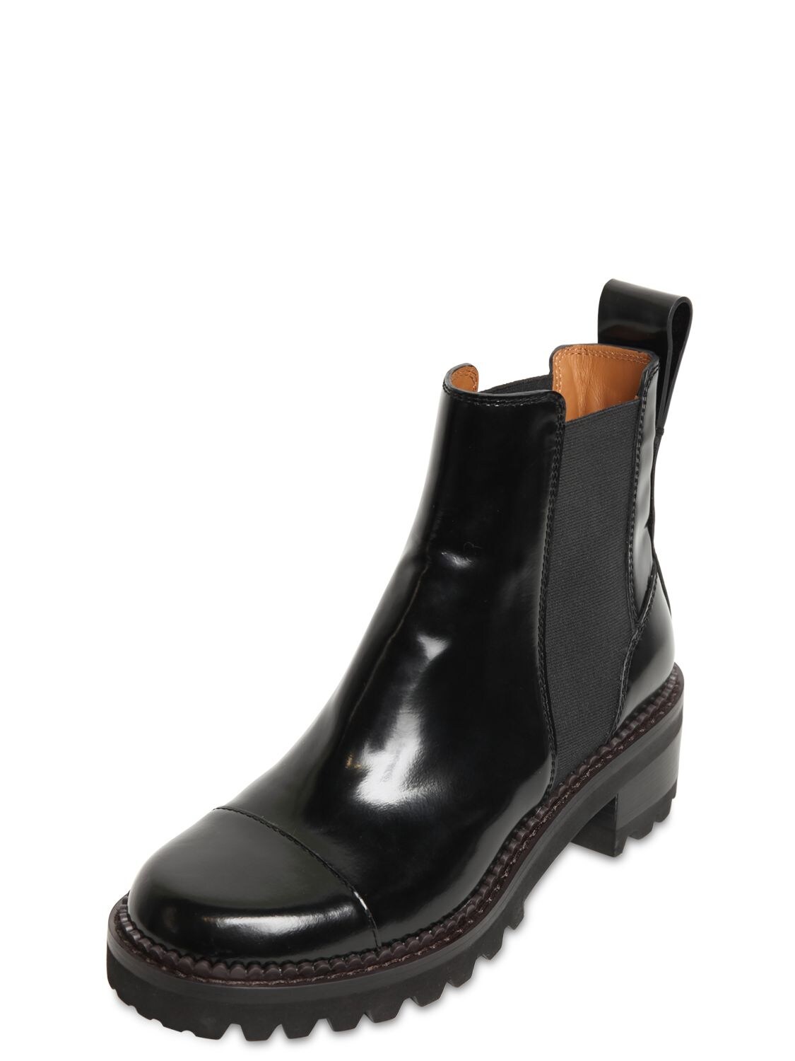 see by chloe heeled chelsea boots