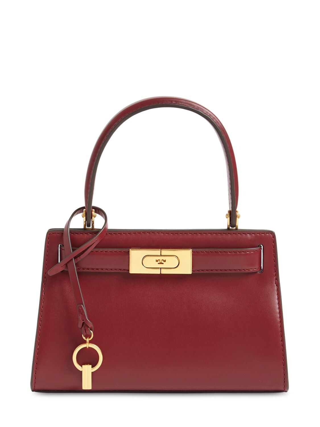 Tory Burch Lee Radzwill Leather Bag In Tinto
