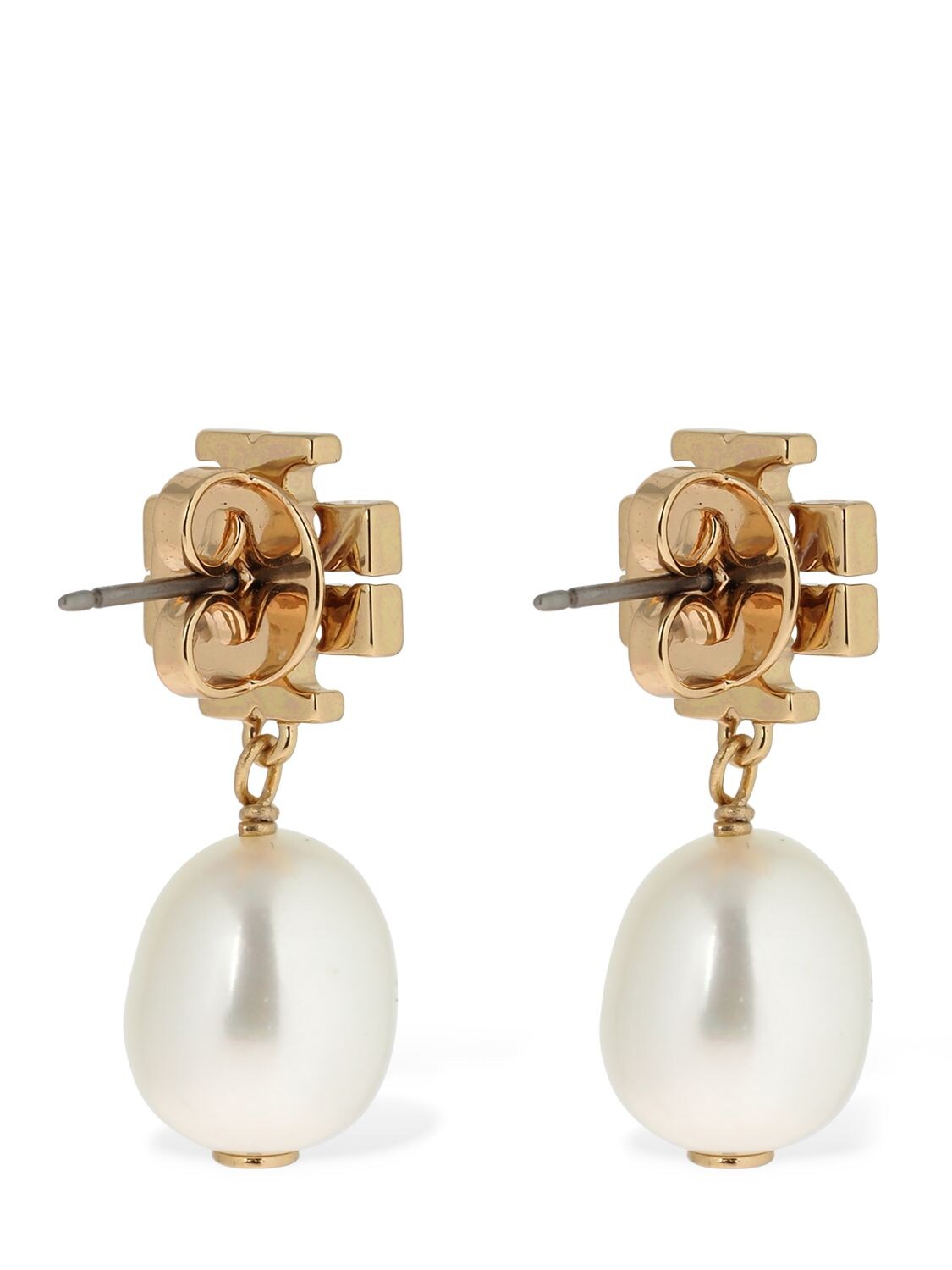 Tory Burch Kira Pavé Pearl Drop Earrings In Gold | ModeSens