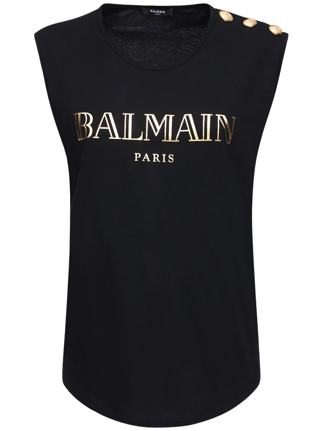 Tanktop Aus Baumwolljersey Mit Logodruck