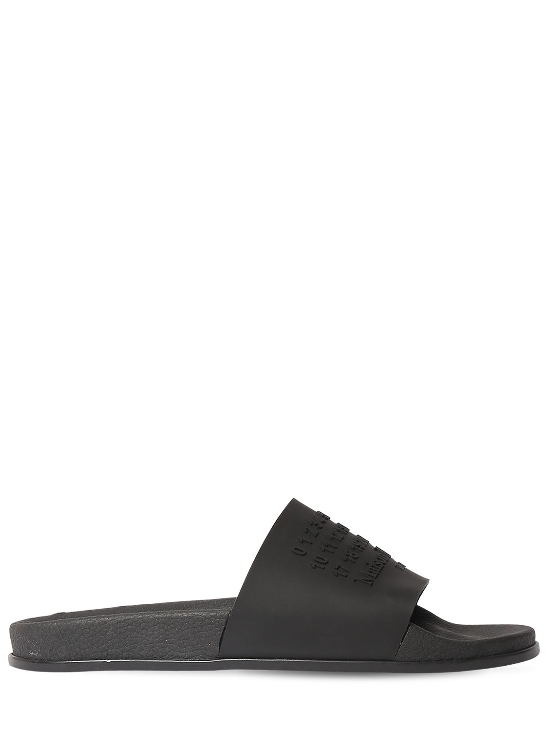 Sandalen Aus Gummi Mit Logo