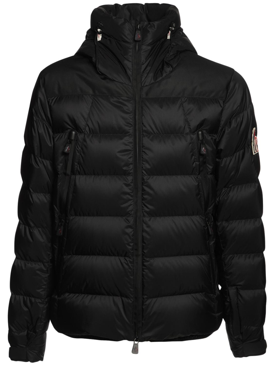Moncler Camurac Hooded Quilted Down Ski Jacket In Black
