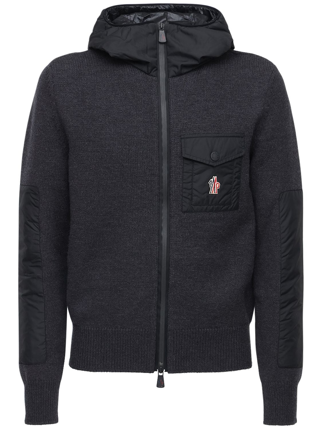 MONCLER WOOL TRICOT KNIT SWEATER,72IL72040-OTCY0