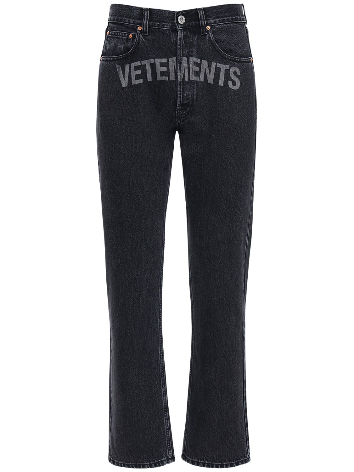vetements black jeans