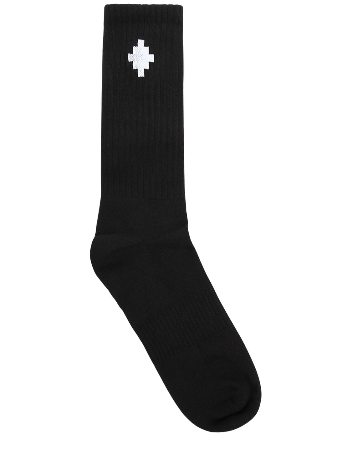 Logo Cross Cotton Blend Mid Length Socks