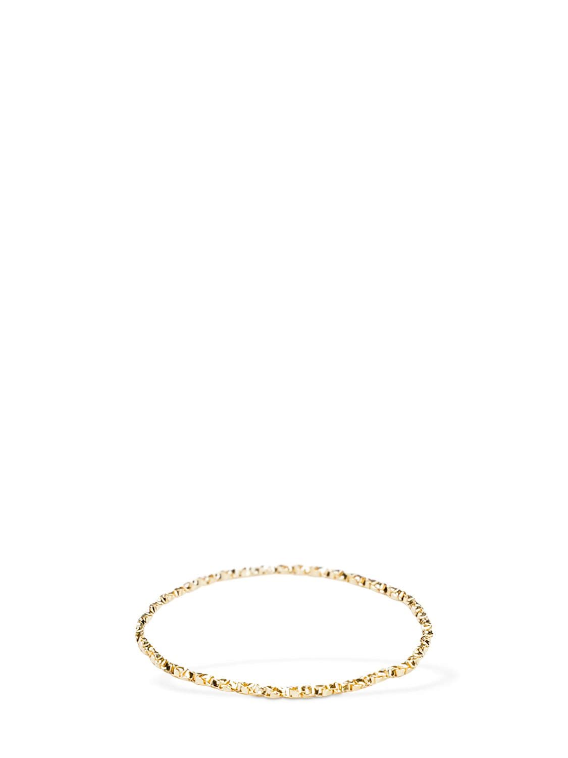 Lil 18kt Lightly Flexible Chain Ring In Gold