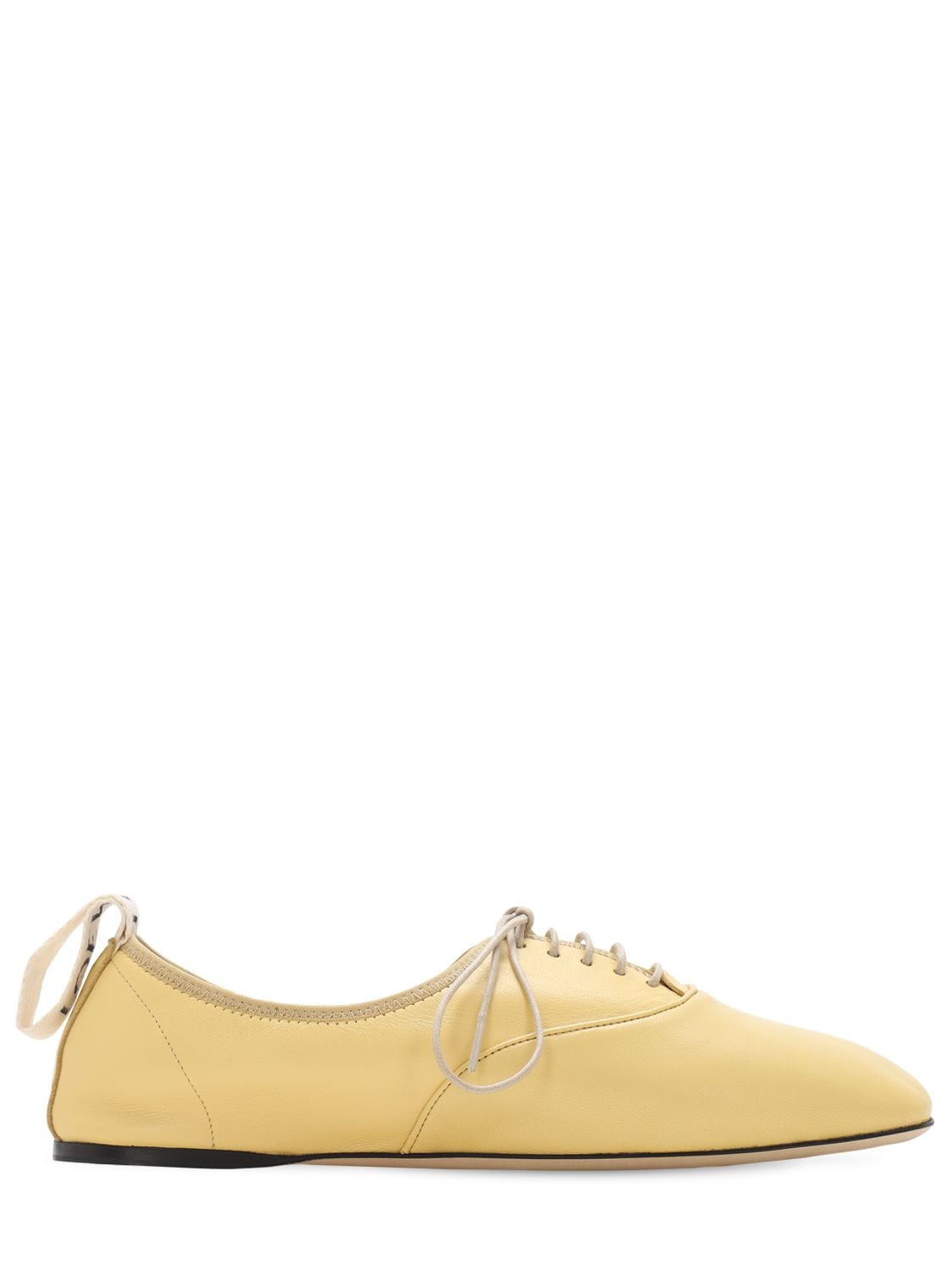 LOEWE 10MM SOFT LEATHER LACE-UP DERBY FLATS,70IWAS004-ODE0MA2