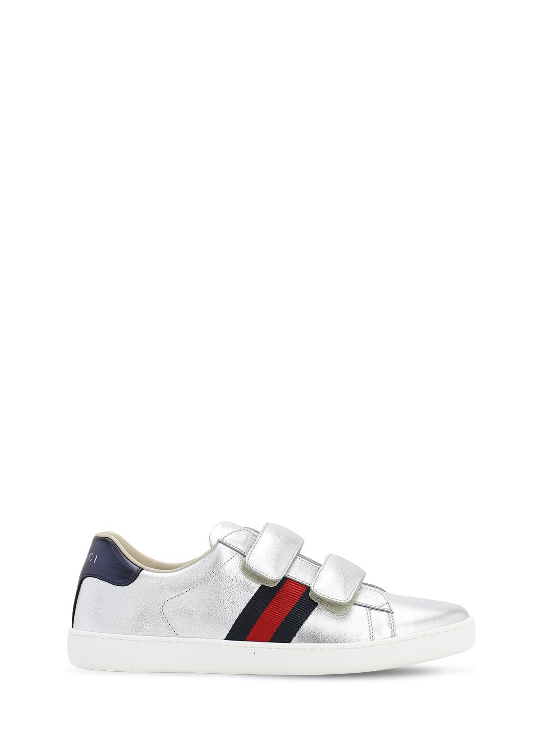 GUCCI LEATHER STRAP SNEAKERS,72ILXP015-ODE3MG2