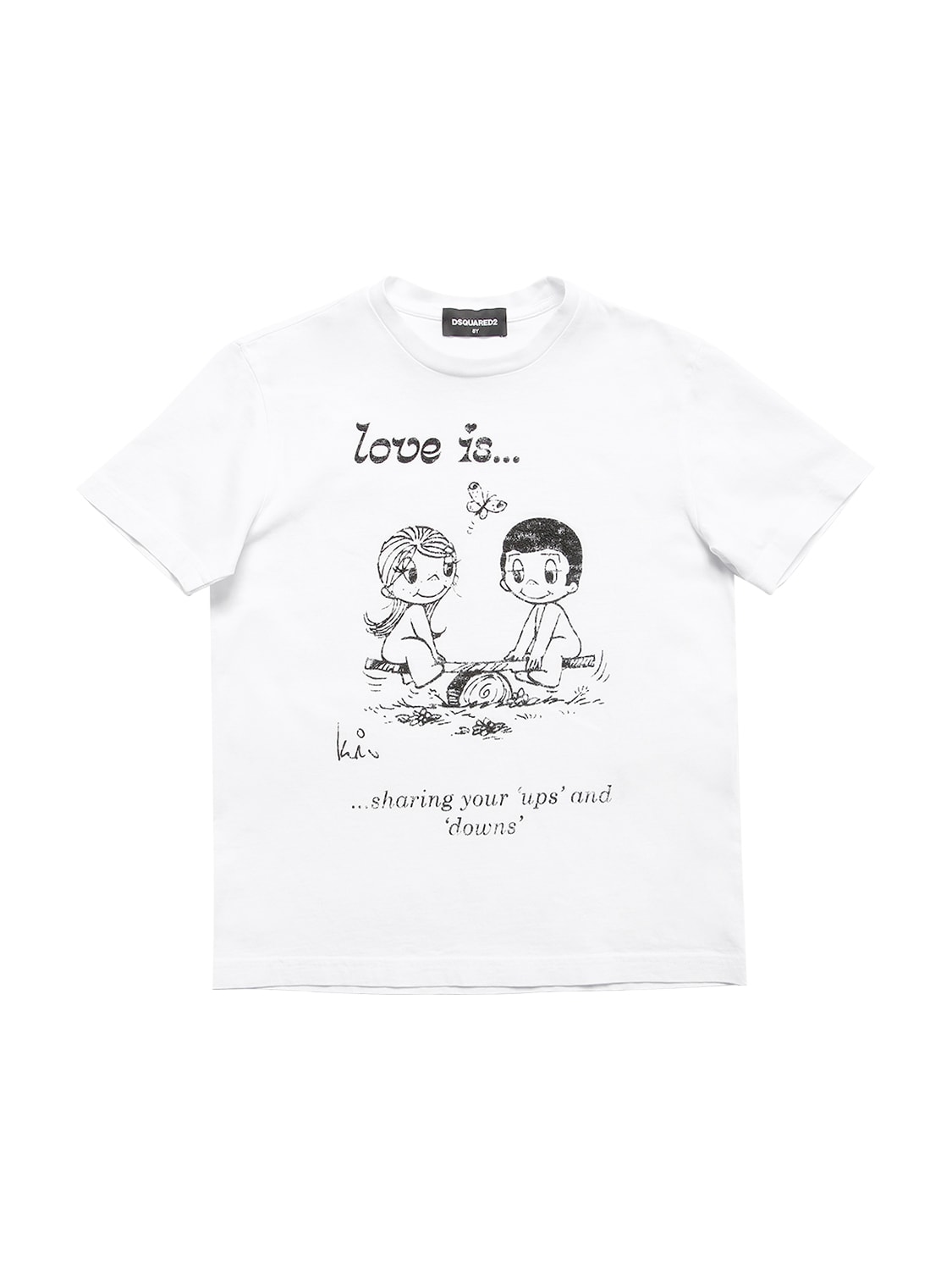 Love Is Capsule Print Jersey T-shirt