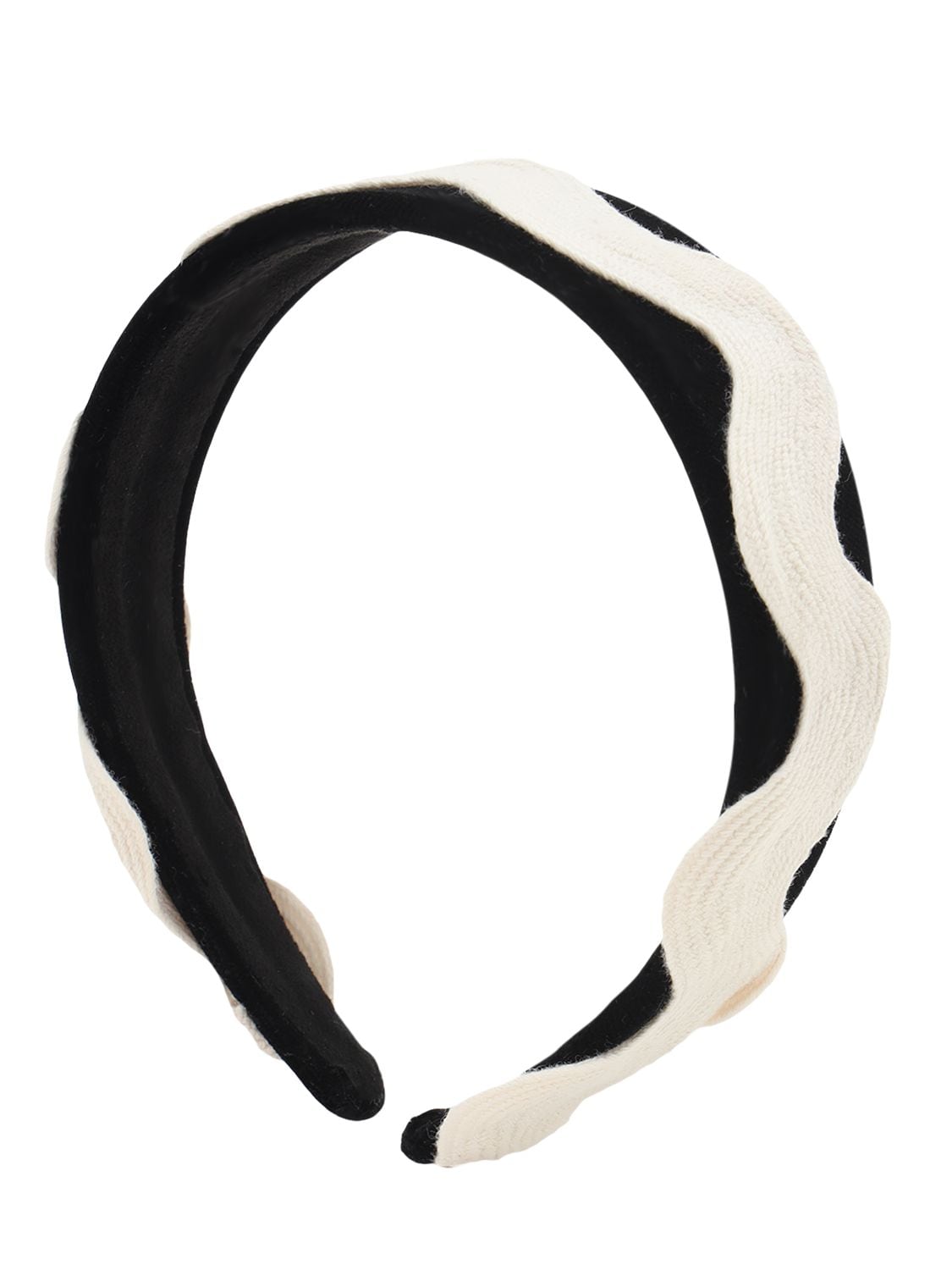 Tia Cibani Kids' Embroidered Appliqué Headband In Black,white