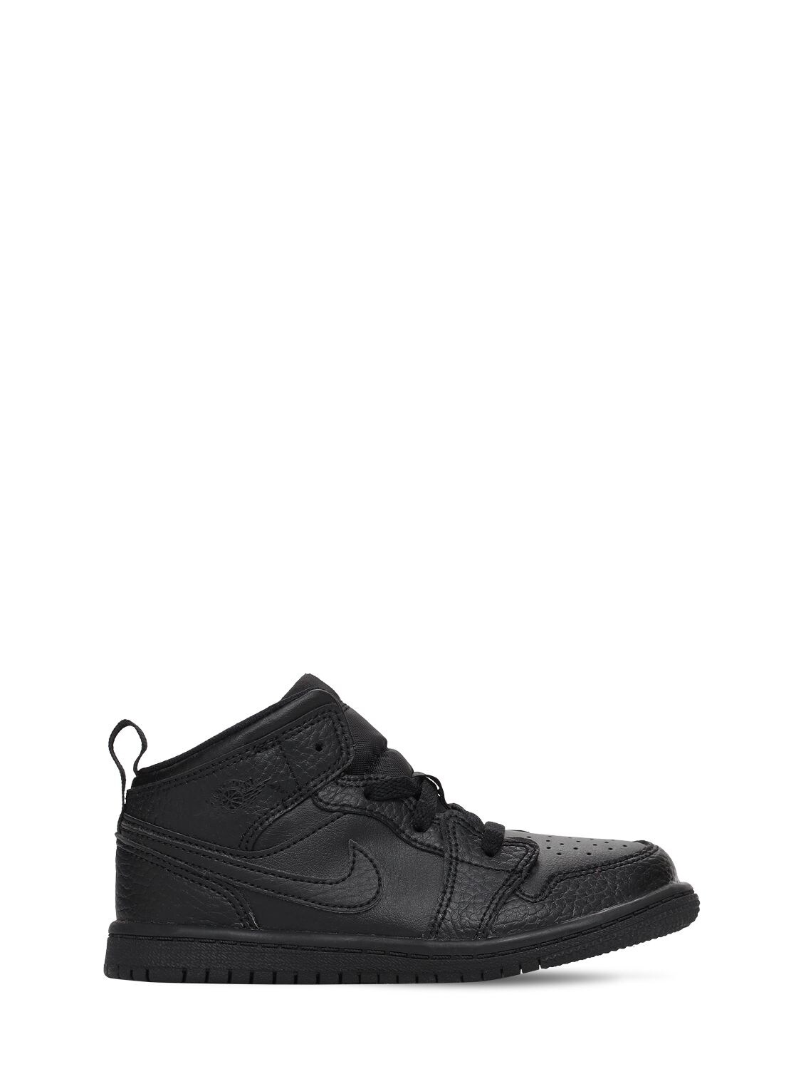Nike Kids' Jordan 1 Mid Sneakers In Black