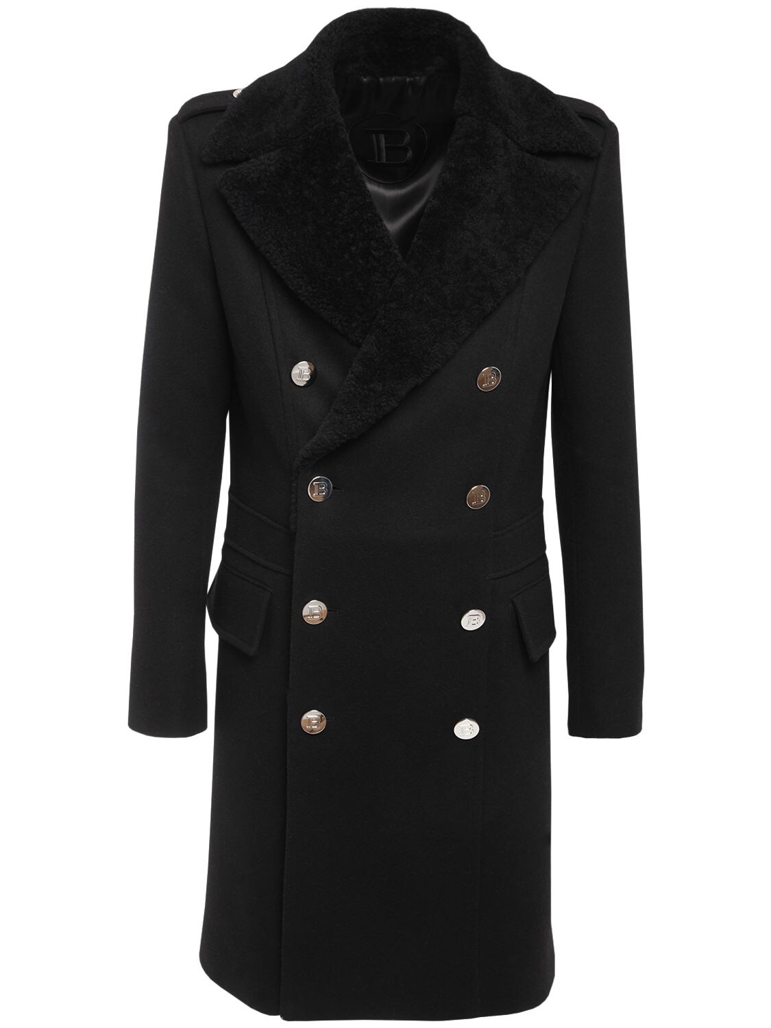 Classic Double Breasted Wool Coat