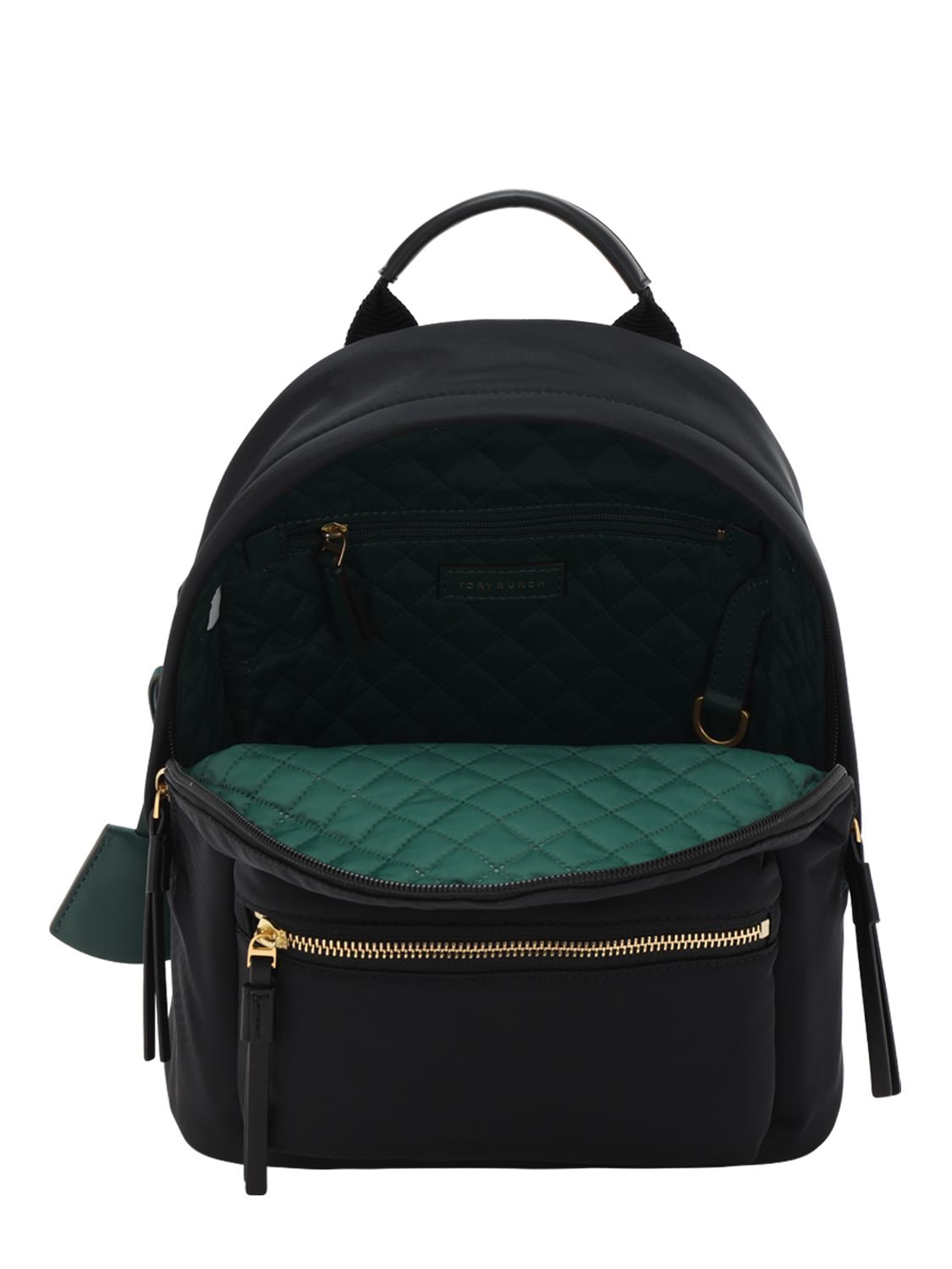 Tory Burch Piper Small Nylon Zip Backpack In 001 | ModeSens