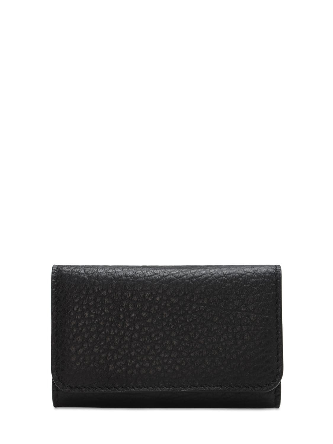 Maison Margiela Leather Key Holder In Black | ModeSens