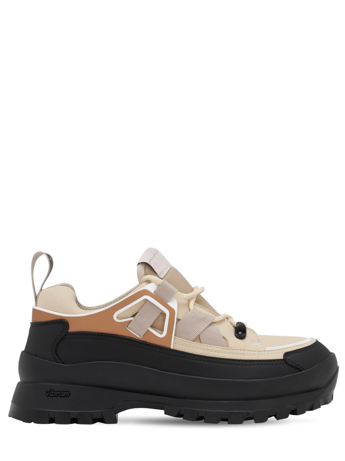 STELLA MCCARTNEY CHUNKY FAUX LEATHER & MESH SNEAKERS,72IM82001-MJUXNG2