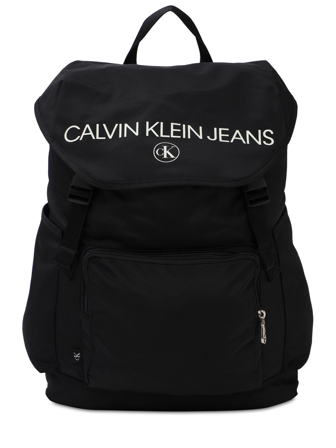 calvin klein double buckle backpack