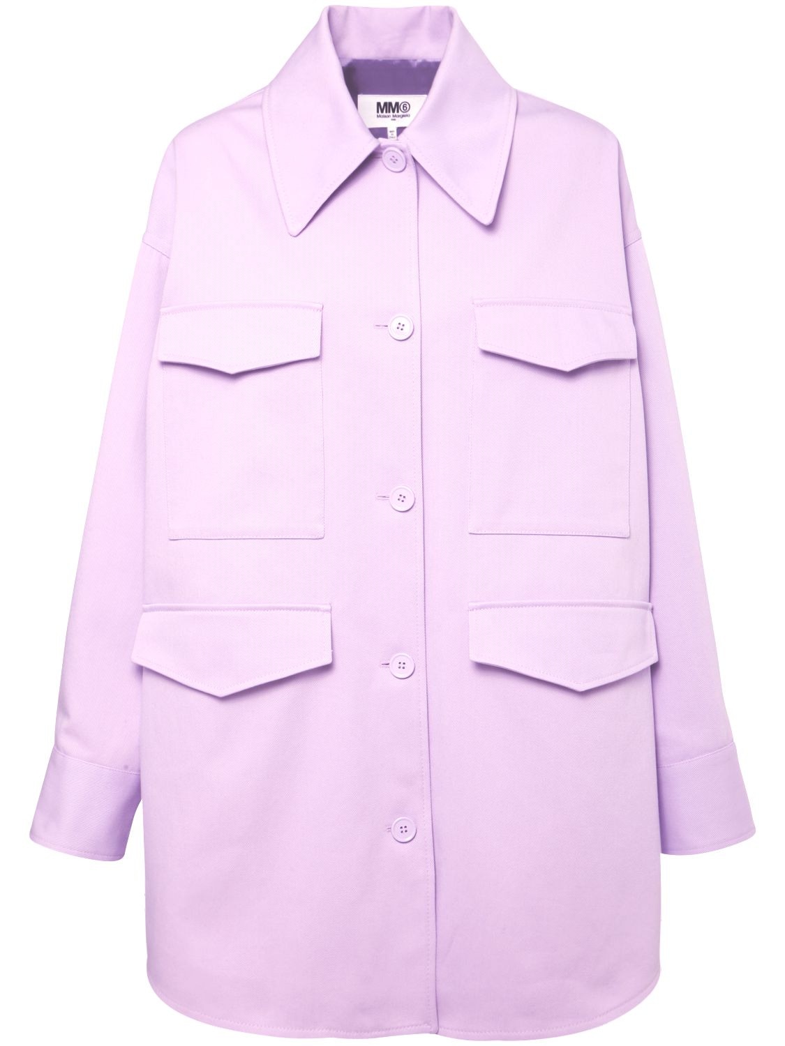 lilac denim jacket