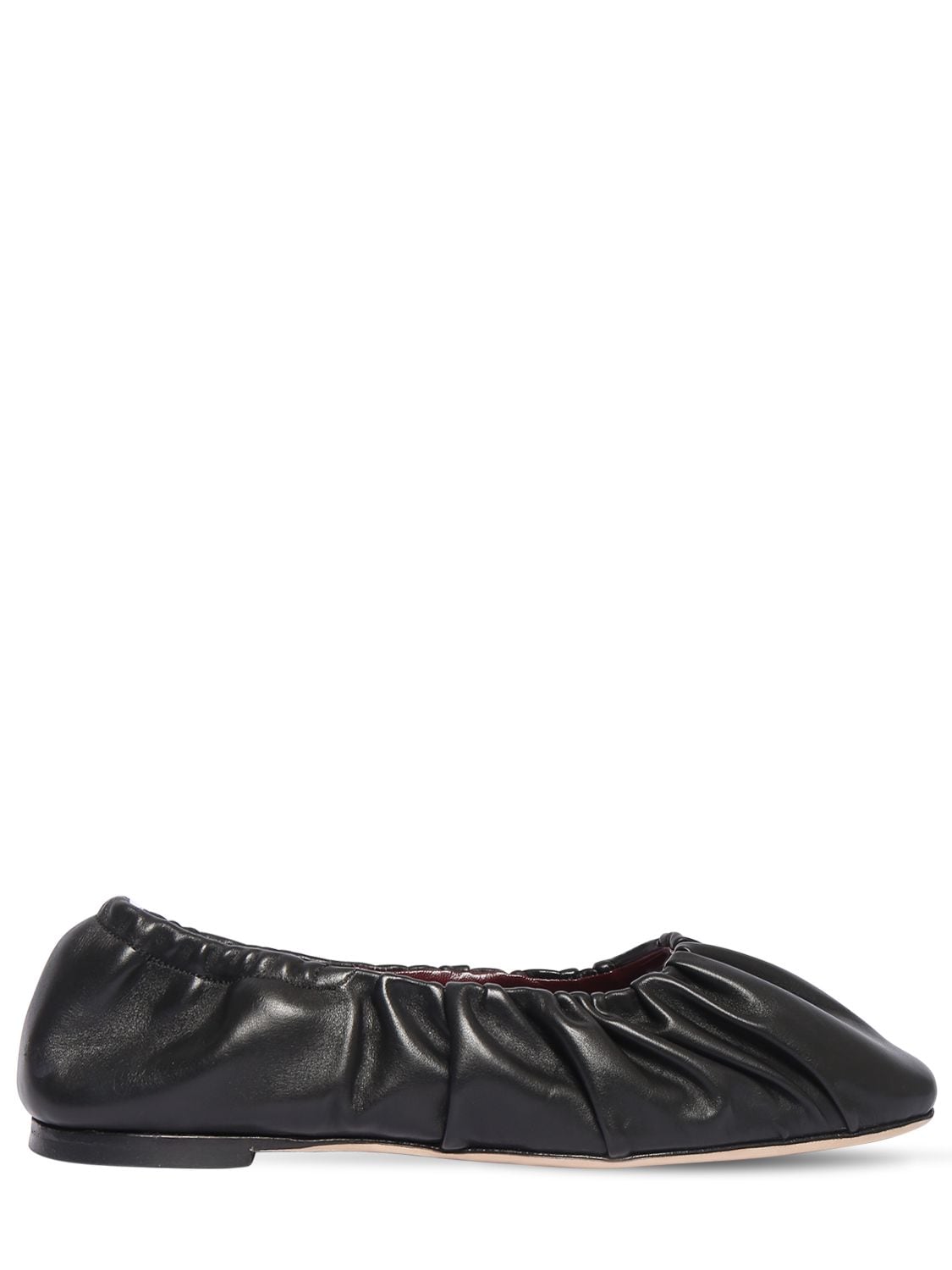 STAUD 10MM LEATHER BALLERINAS,72IMUM004-QKXL0