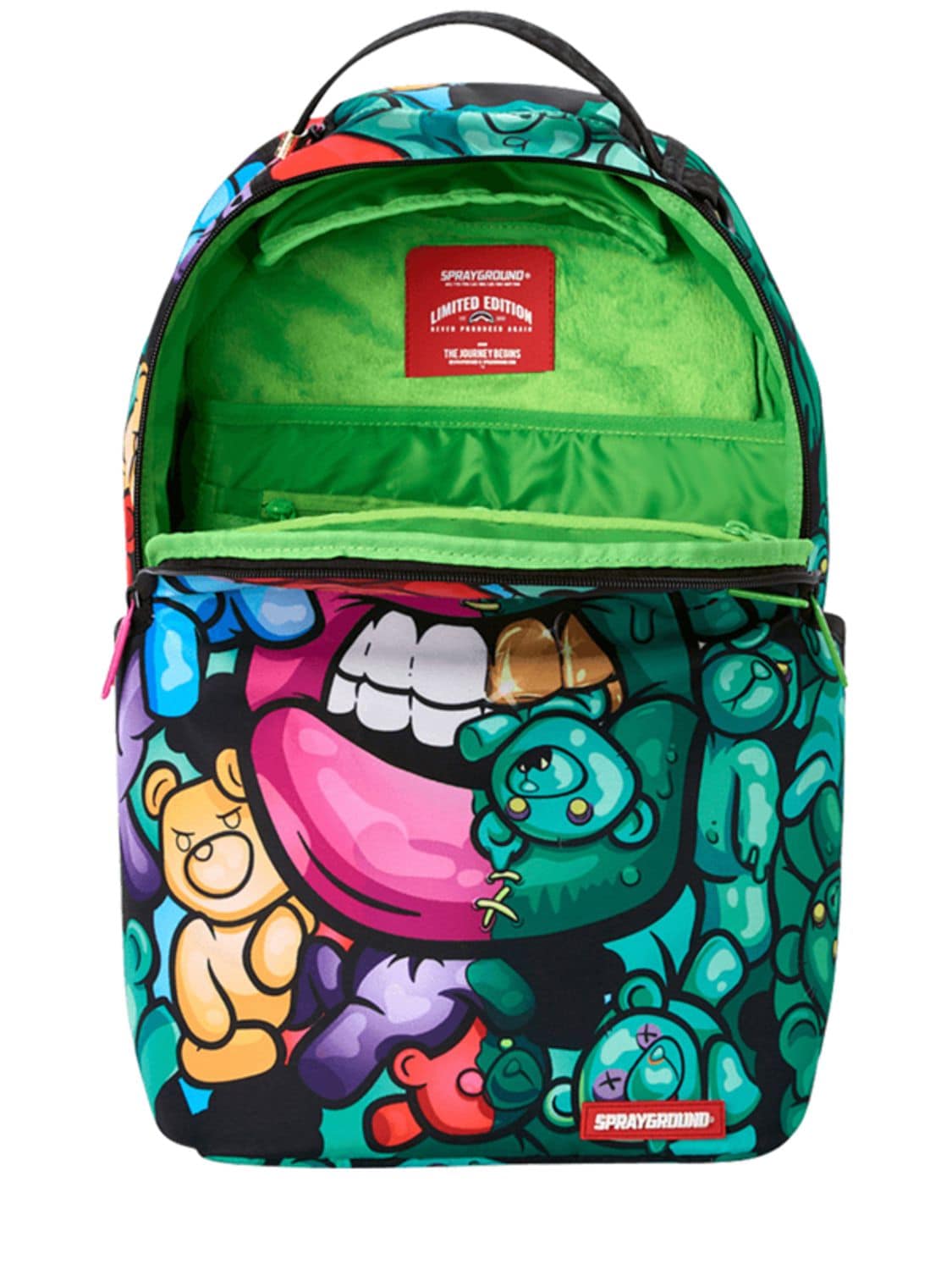 Sprayground Kids' Glow-in-the-dark Gummy Lips Backpack In Multicolor ...