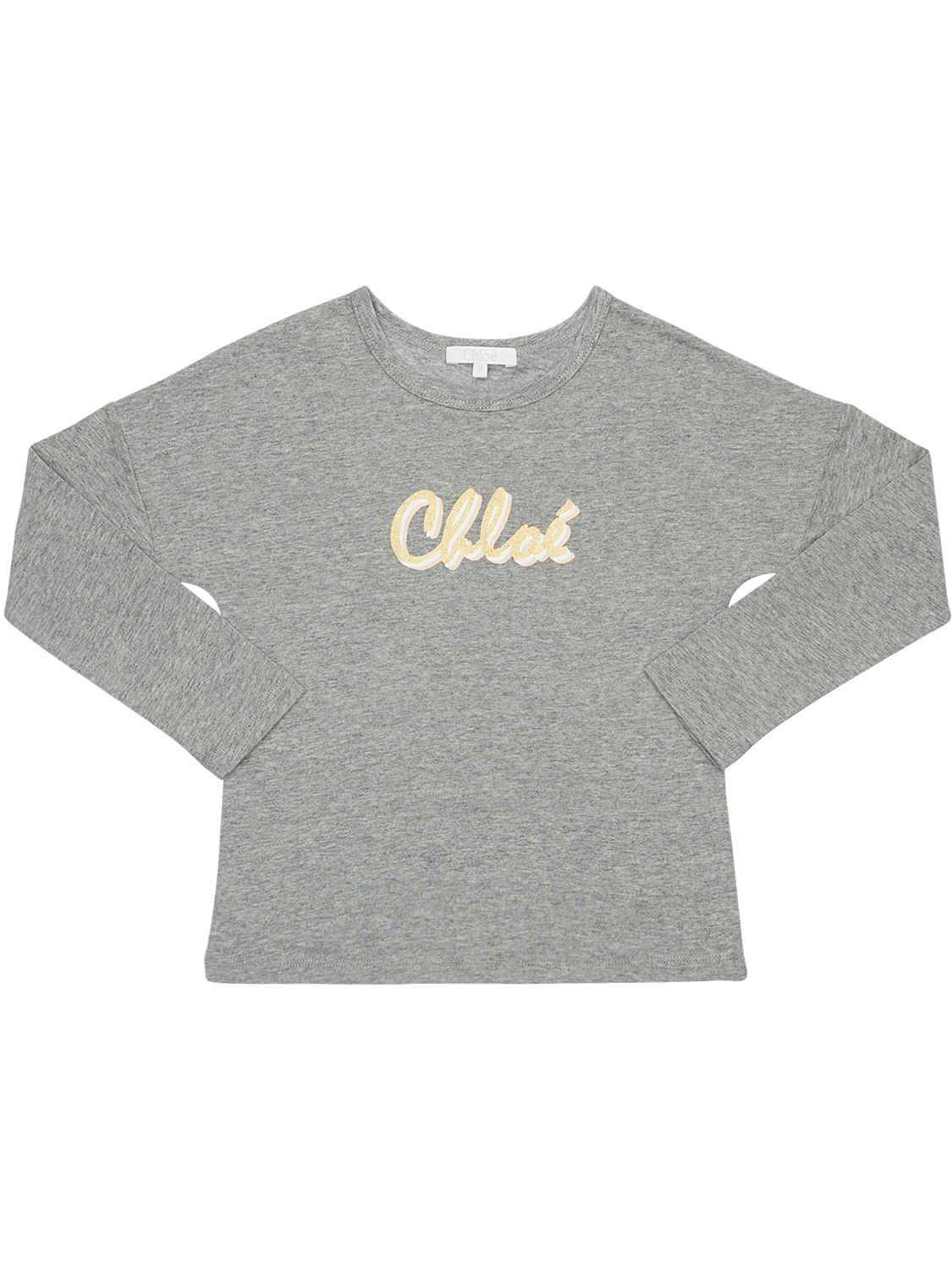 T-shirt Aus Baumwolljersey Mit Logodruck