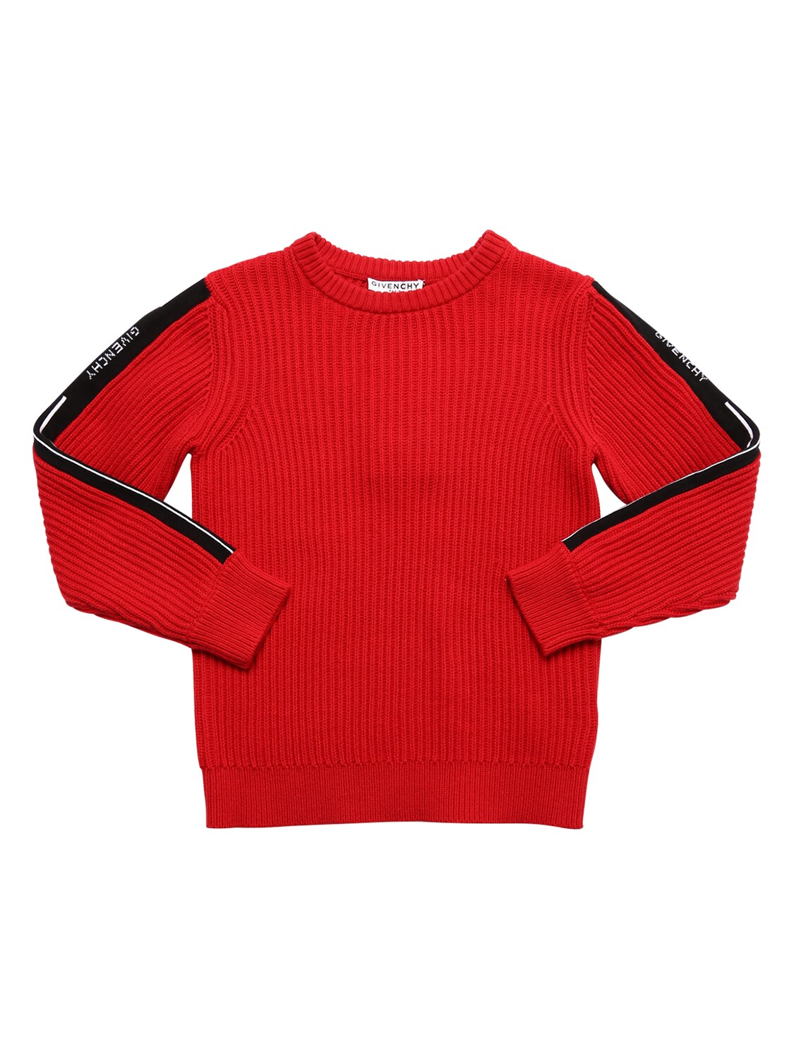 GIVENCHY RIBBED KNIT COTTON & CASHMERE jumper,72IOFL002-OTKX0