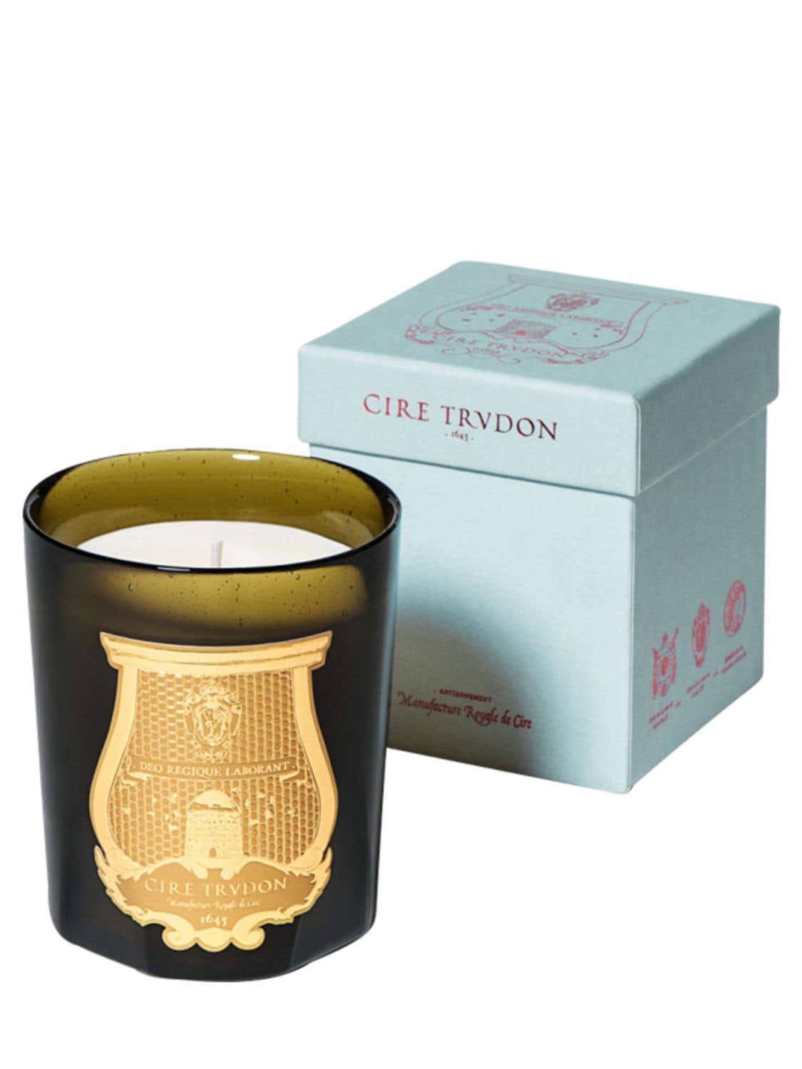 Shop Trudon Cyrnos Bougie Classic Scented Candle In Green,gold