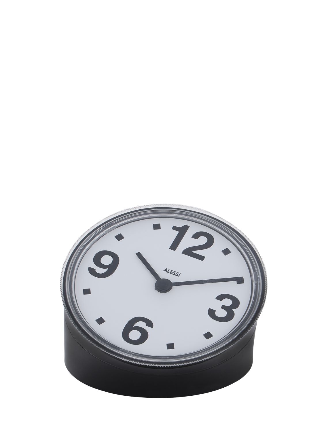 Shop Alessi Cronotime Clock In Black,white