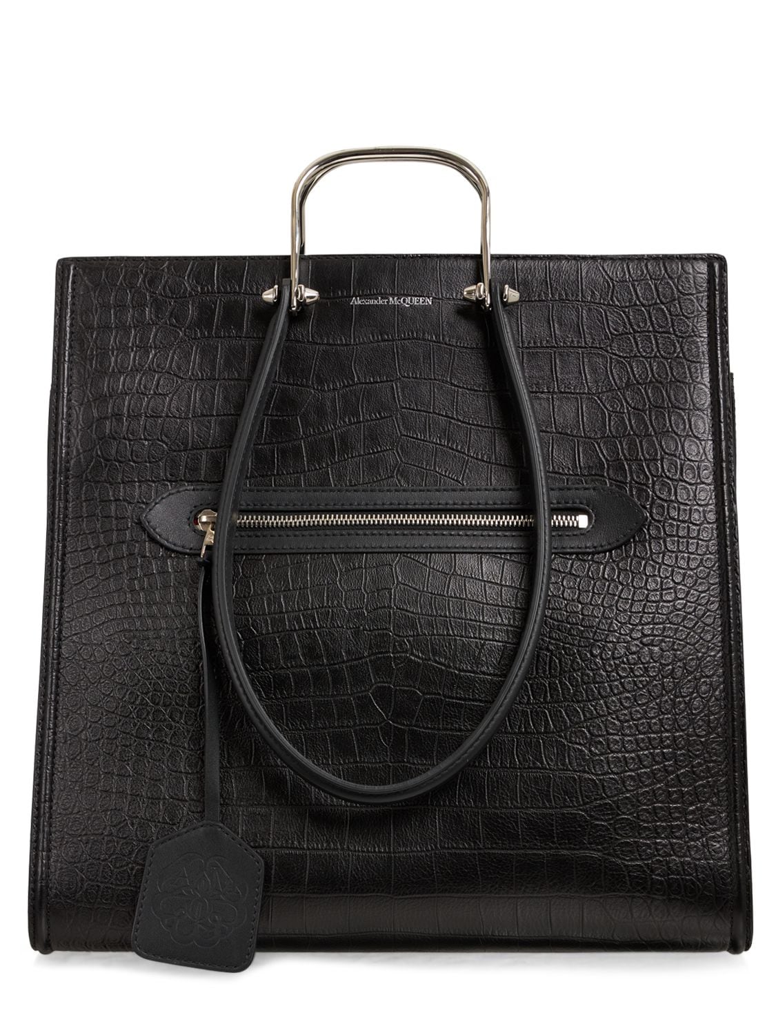 The Tall Story Croc Print Embossed Tote